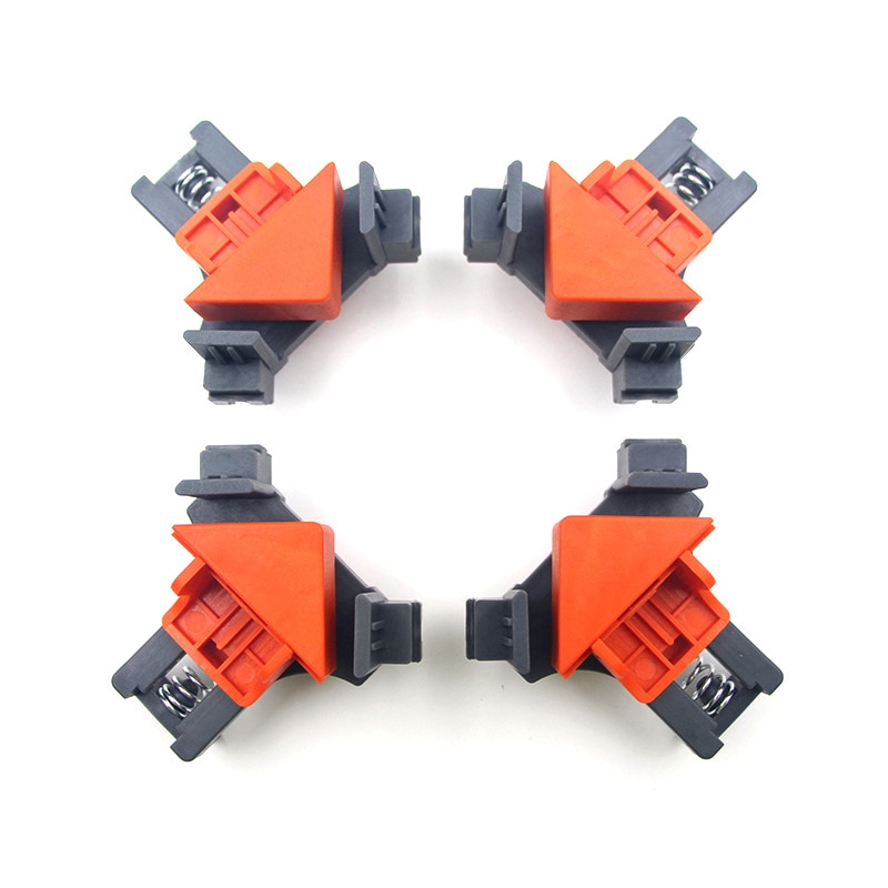 12PCS Set Carpenter Right Angle Clamp 90 Degree Right Angle Clamp Fixing Clips Woodworking Angle Clamps Tool Dropshipping