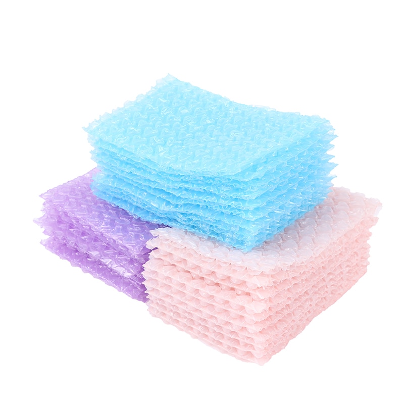 10Pc 15*10cm Colorful Heart-Shaped Bubble Bags Foam Wrap For Express Packing Mailers Padded Bags Shockproof Wholesale