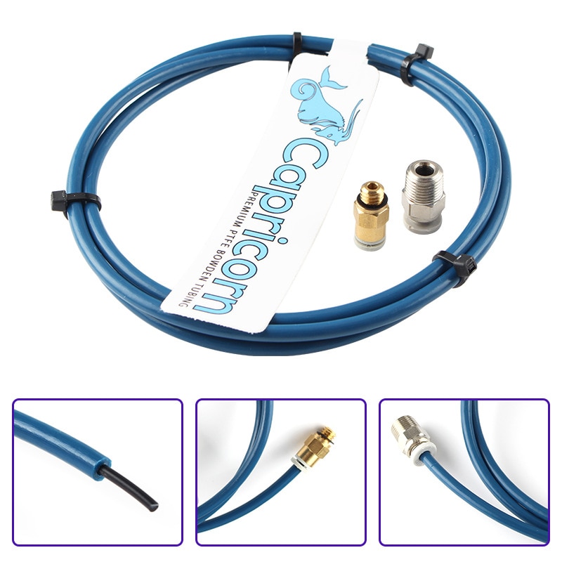 CREALITY 3D Capricorn Bowden PTFE Tubing 1.75MM Filament Pneumatic Fittings Tube Cutter Optional for Ender 3 V2/Ender 3 Printer