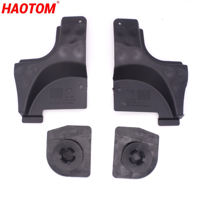 1PCS Car Front Rear Left Right Bottom Floor Rails Pan Splash Shield Cover Blocking Block Up Tamper For VW Passat B6 B7 CC NF