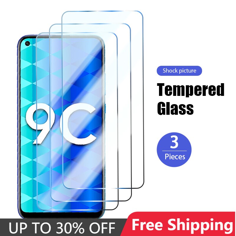 Tempered Screen Protector For Honor9 9Lite 10 10Lite 30 30Lite 10i 1/2/3Pcs Full Cover Protective Glass For Honor20 20Lite 20Pro