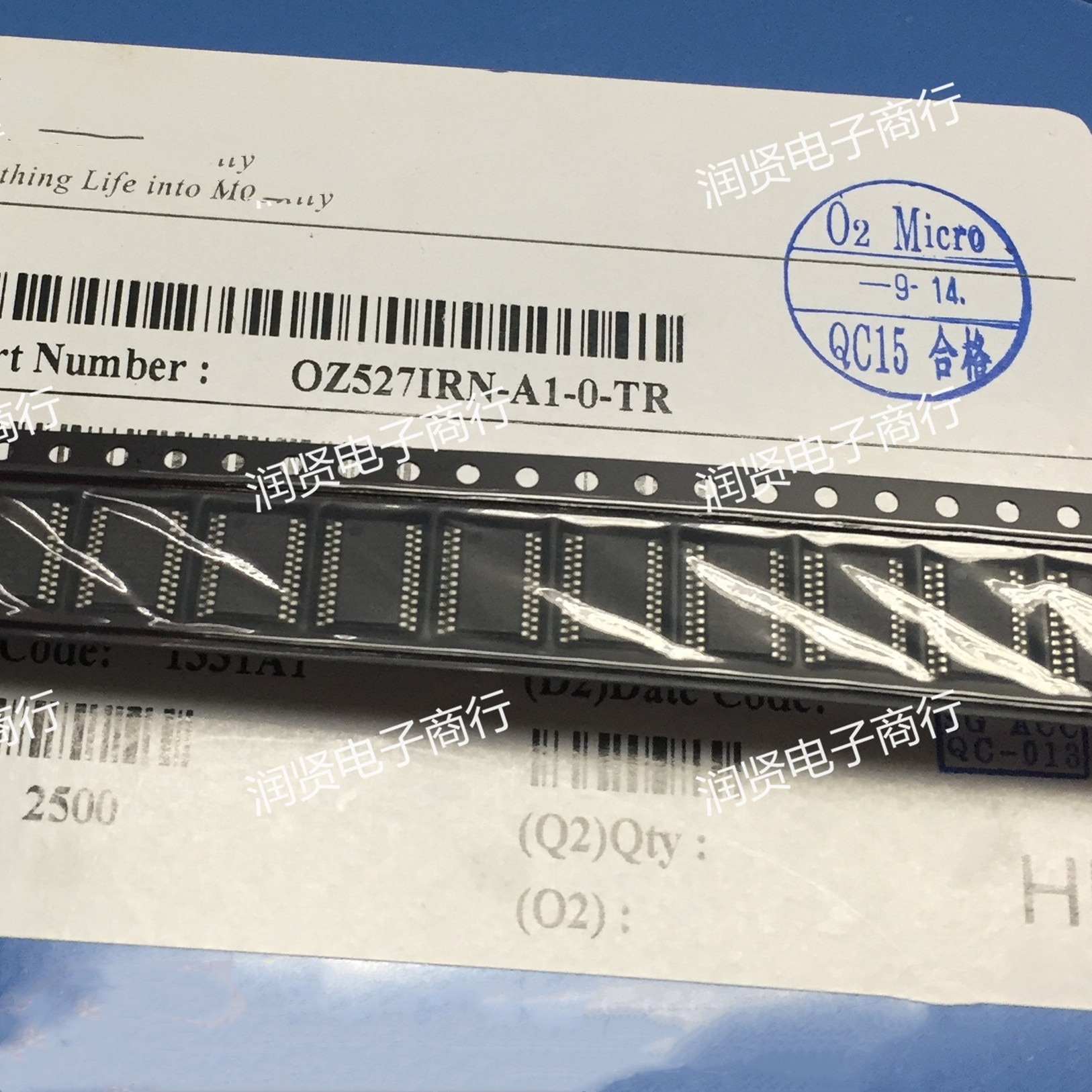 3PCS OZ527IRN OZ527IRN-A1 OZ527IRN-A1-0-TR SSOP24 Brand new original IC chip