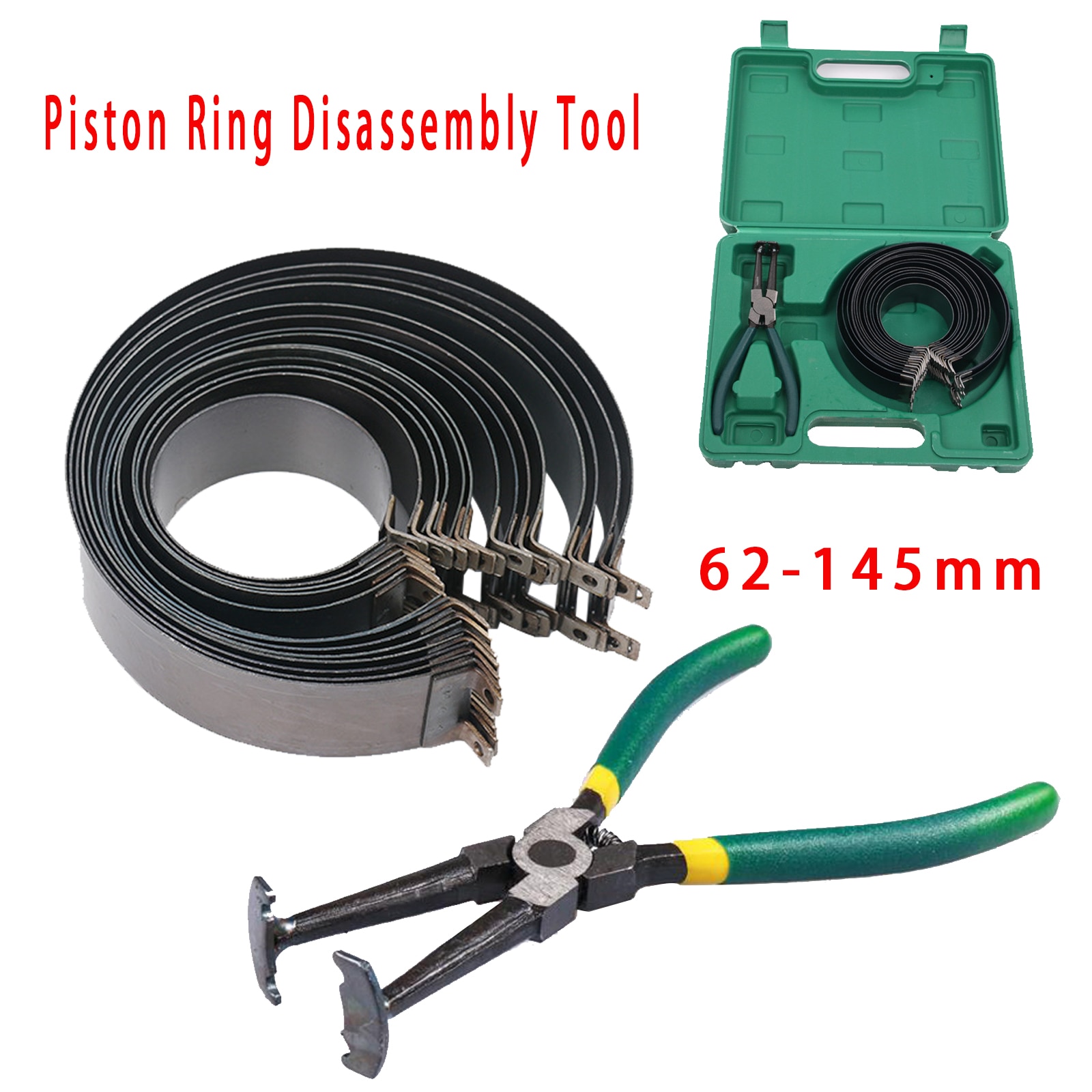 15pcs/set of automobile piston pliers tool widened assembly pliers, piston ring compressor, piston ring disassembly tool