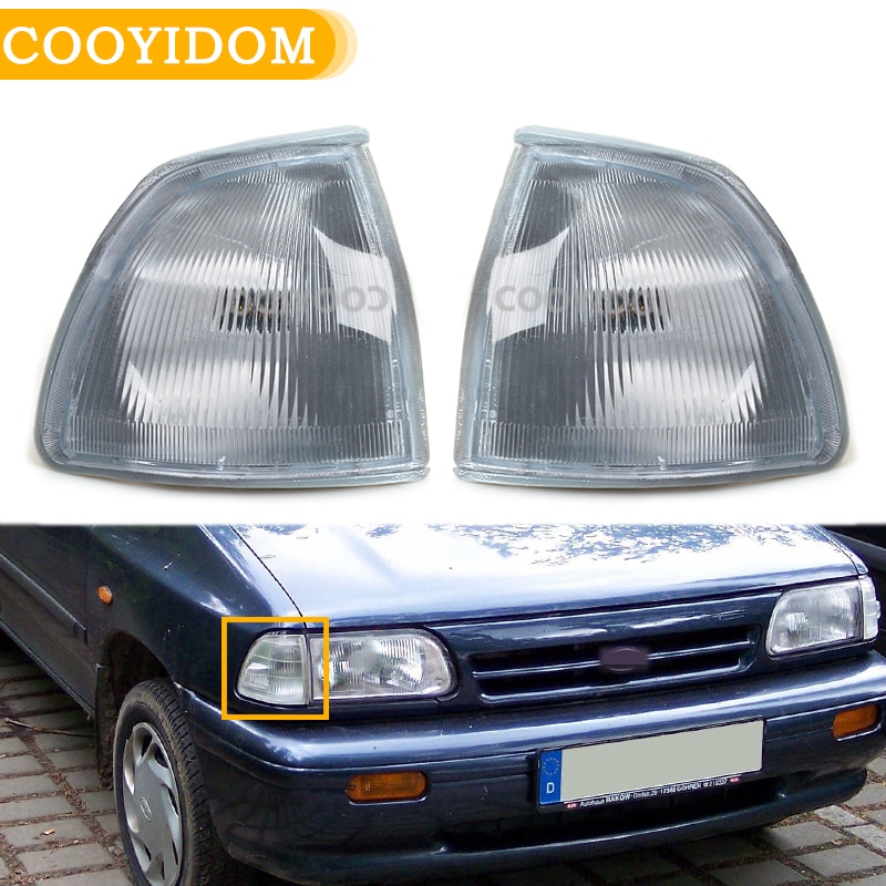 Car Front Side Corner Light Indicator Light Housing Turn Signal KK135-51060 KK135-51070 For KIA Pride 2000 2001 2002 2003 2004