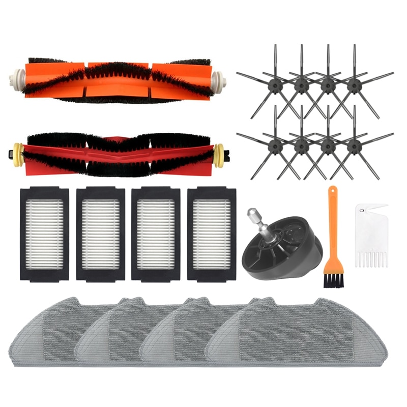 For Xiaomi Mijia PRO Robot Vacuum Cleaner Main Brush Mop Cloth Side Brush HEPA Filter Guide Wheel Accessories Parts
