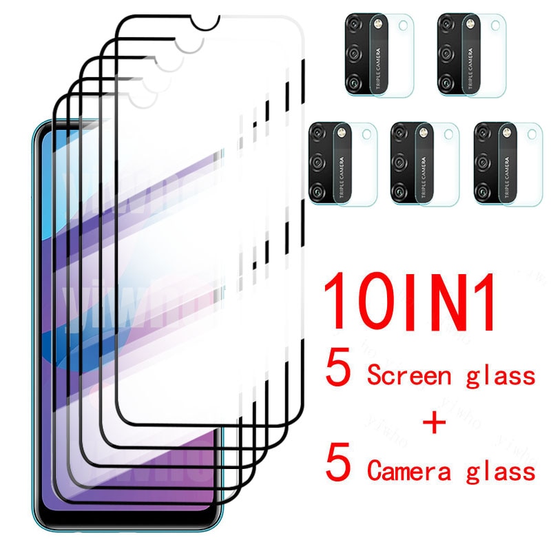 protective glass for honor 9a tempered glas screen protector film for huawei honor9a honer 9 a a9 6.3 huawey onor huwei hawei