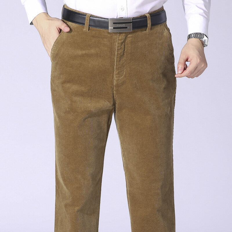 2021 New Winter and Autumn Mens Cotton Casual Long Pants High Quality Men Pants