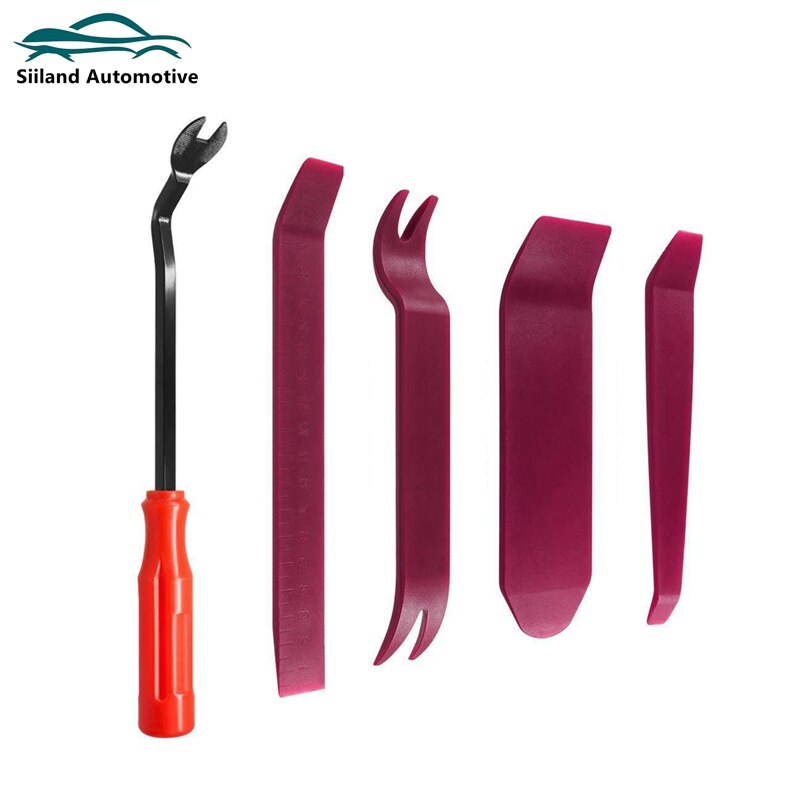 Auto Trim Removal Audio Plastic Panel Installation or Dashboard Tool OBD2 Door Clip 4pcs Disassembly Tool 10pcs Car Repair Kit
