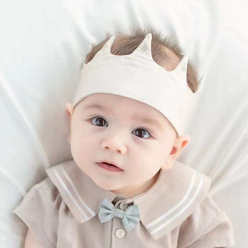 Newborn Baby Headbands Girls Boys Princess Crown Elastic Hair Bands for Children Turban Infant Soft Headwrap Hair Accessories