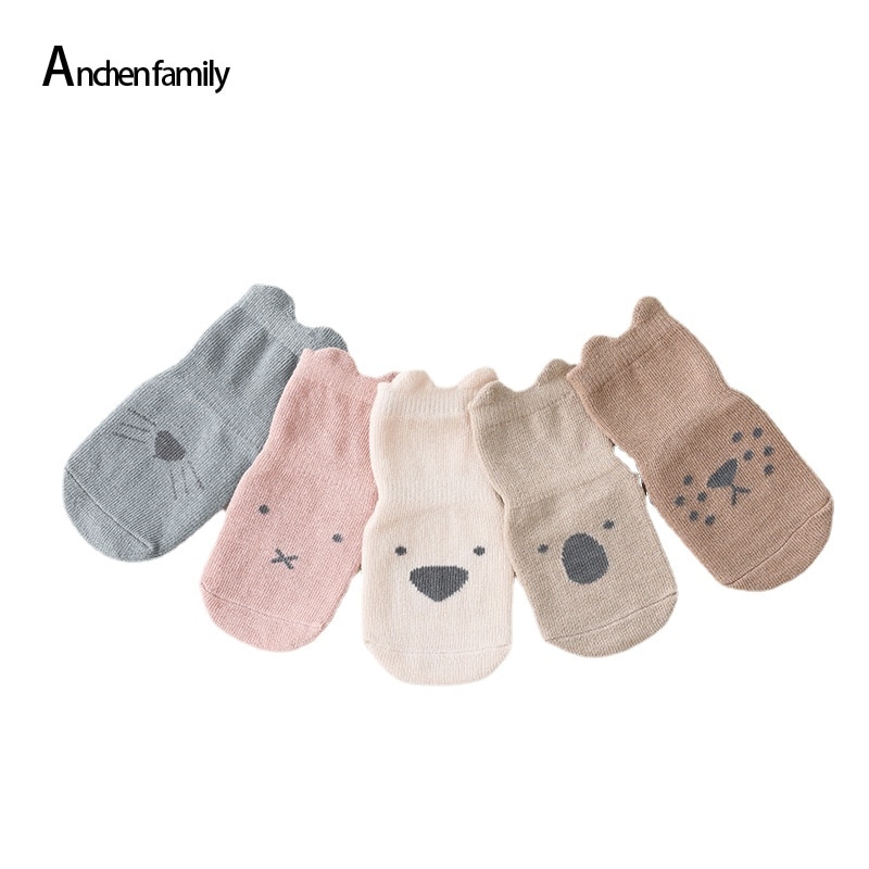 Autumn Winte Combed Cotton Newborn Cartoon Cotton Socks Baby Socks Baby Non-Slip Toddler Socks Children Floor Socks