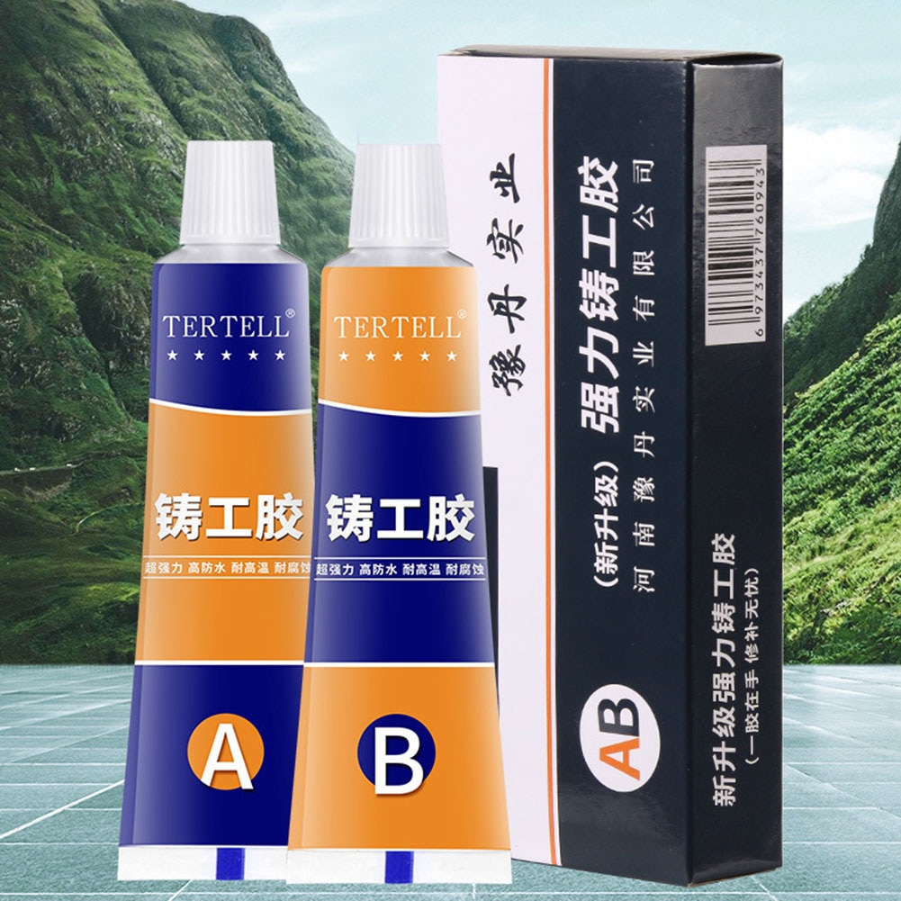100/70/20g Industrial Repair Glue Heat Resistance Cold Weld Metal Repair Paste A & B Adhesive Gel Casting Tools