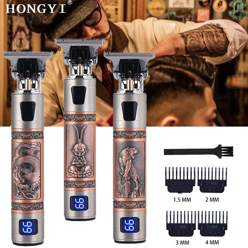 HONGYI Personal Care Electric Hair Clippers for Men Professional Hair Trimmer Usb Rechargeable Men's Shaver Beard Trimmer