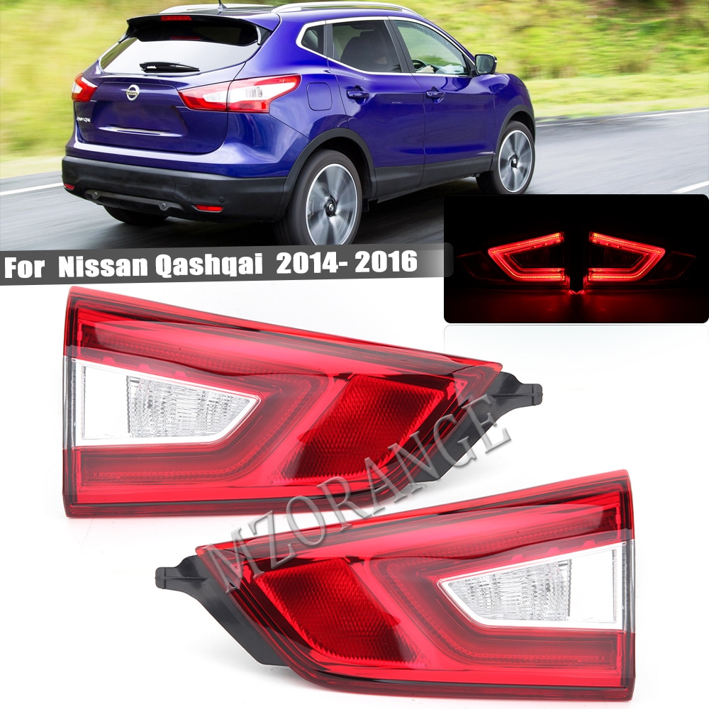 Tail Light Assembly For Nissan Qashqai 2014-2016 Inner Rear Tail Brake Light Lamp With Wire Harness