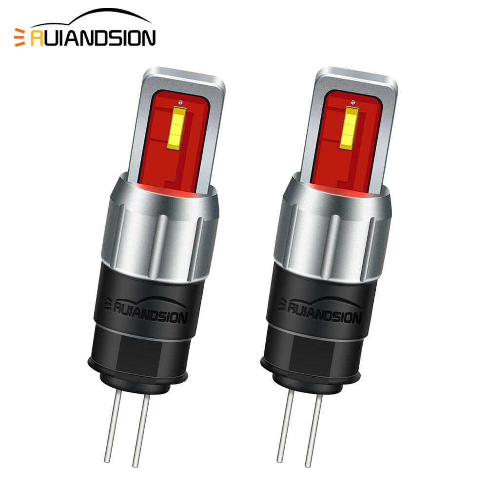RUIANDSION 2Pcs White G4 CSP LED Daytime Running Light for Citroen C5 Peugeot 3008 5008