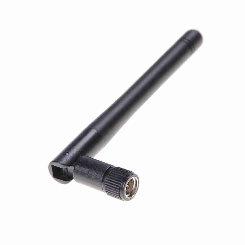 1PC 2.4GHz 3 DBi Wireless Male WIFI Antenna Network Booster WLAN SMA Connector 110mm Cable Matte Black Vertical Omni-directional