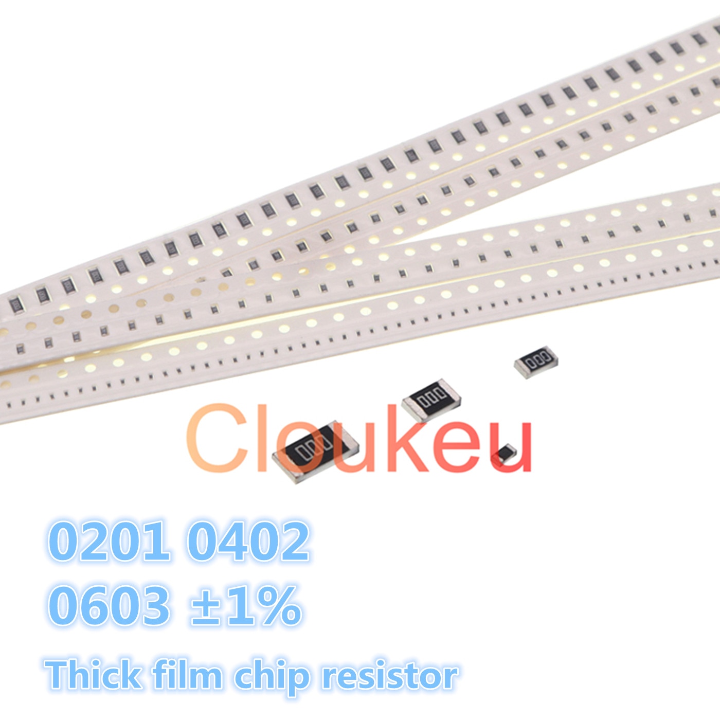 Chip Resistors 0201 0402 0603 1% 46.4K 47K 47.5K 48.7K 49.9K 51K 51.1K 52.3K 53.6K 54.9K 56K 56.2K 59K 60.4K 61.9K 62K 63.4K ohm