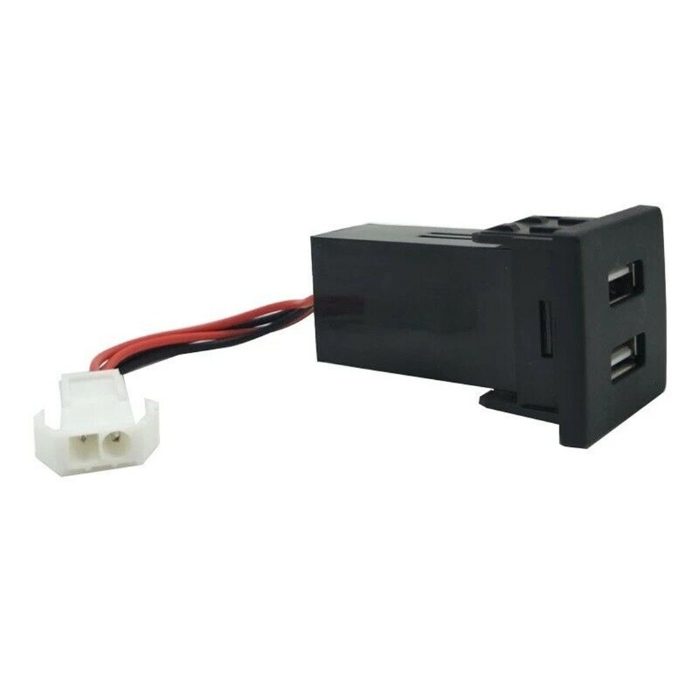 2.1A Universal Car Charger Waterproof Dual Port Auto Adapter Outlet DC5V Mobile Phone Charger For T5