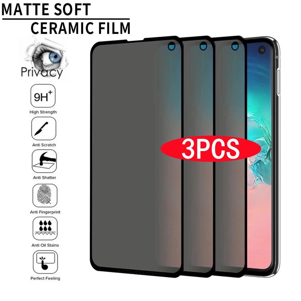 1-3Pcs Privacy Screen Protectors for Samsung A52 A72 A22 A51 A71 A32 A21S A50 A70 Anti-spy Film for Samsung S21 Plus M12 M21 M51