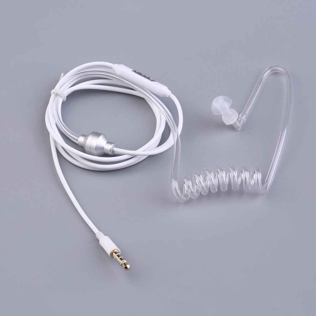 Air PipeKY-011 Earphones Sports Running Headset Professional Secret Service Air Tube 3.5mm Anti Radiation Mobile Phone Headsets