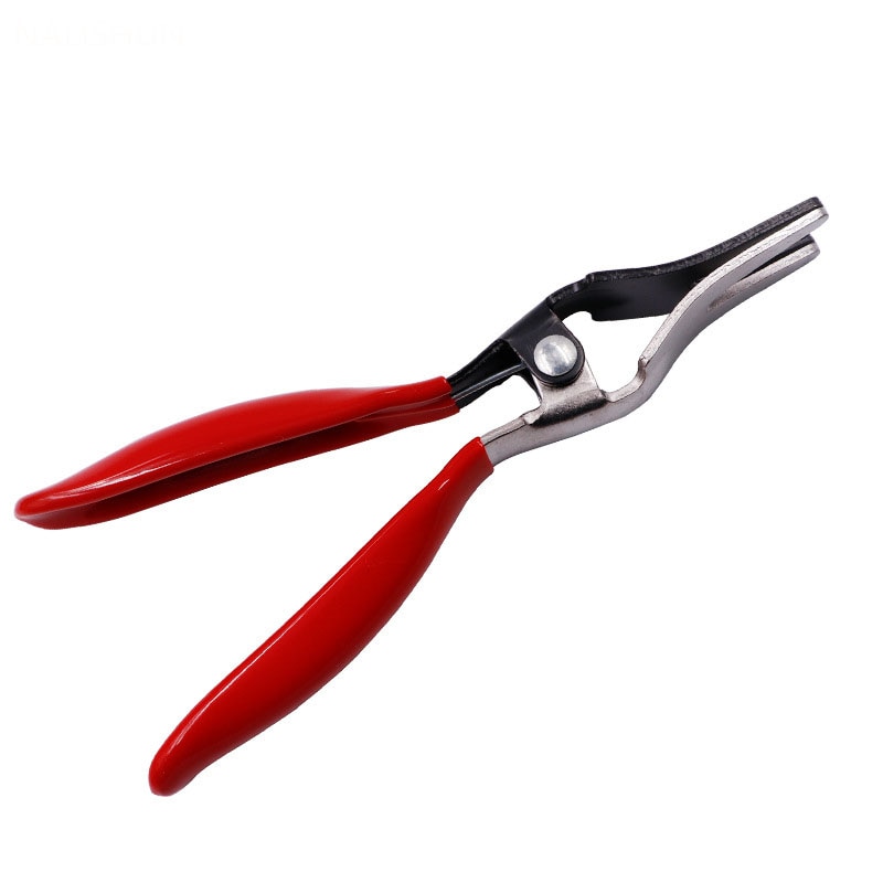 Automobile Universal Angled Fuel Vacuum Line Tube Hose Remover Separator Pliers Pipe Tools Removal Tools