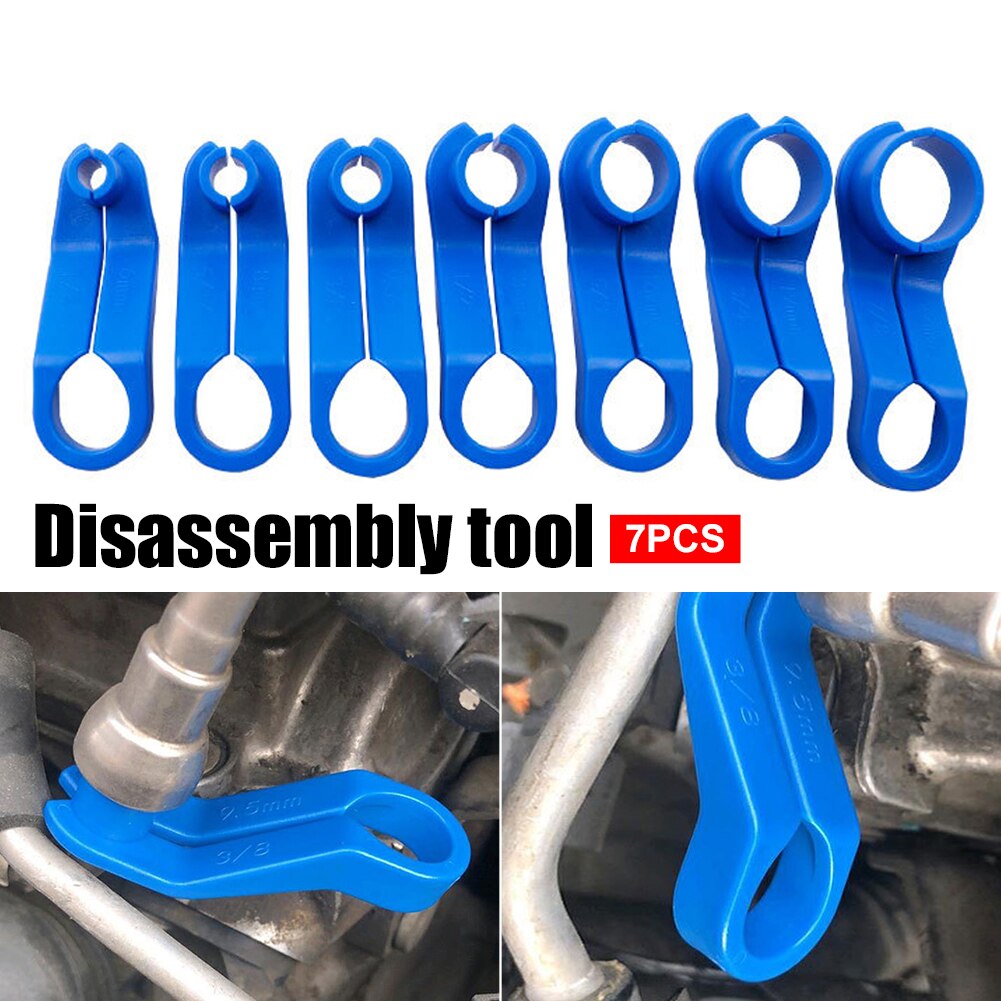 7PCS AC Fuel Line Disconnect Tools Air Conditioning Tools Car Tools Car Tool Kit Repair Tools Replacement for Ford and Chrysler