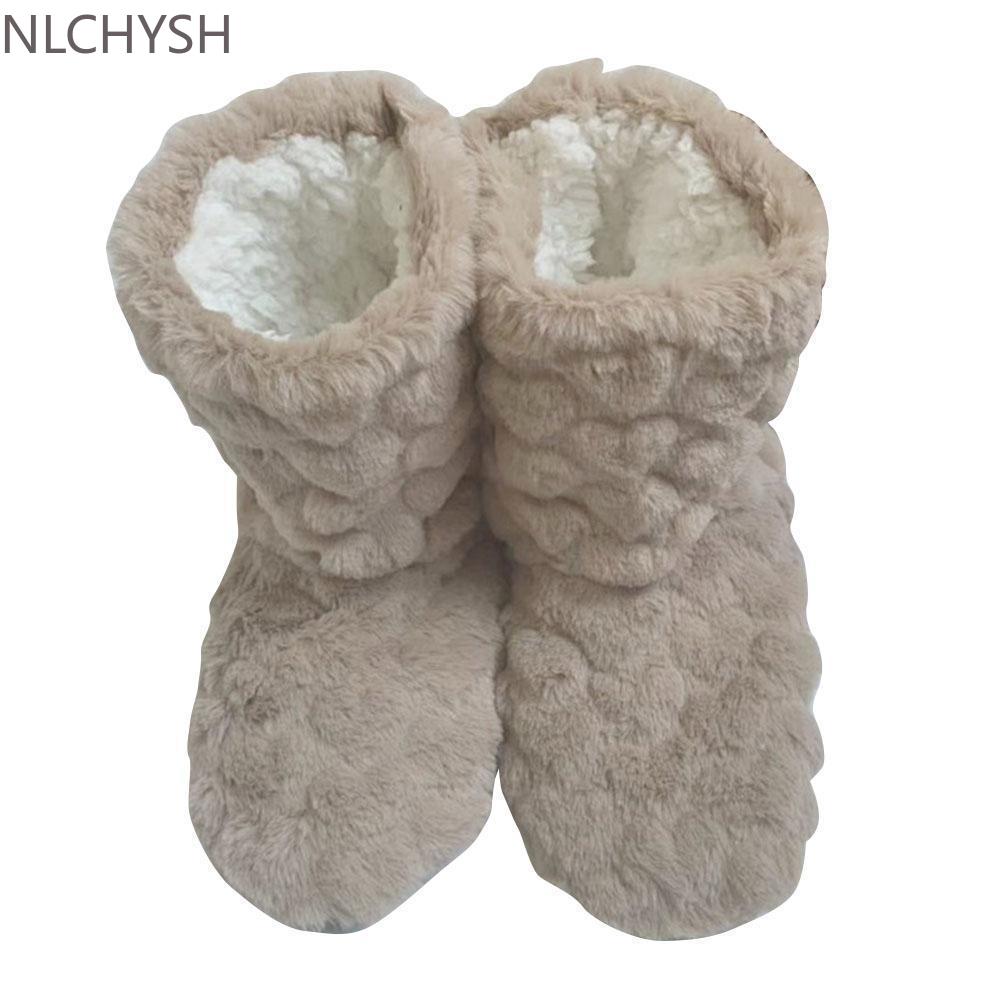 1 Pair Thick Socks Slipper Warm Ultra-Plush Anti-Slip Indoor High Boots Floor Long Floor Winter