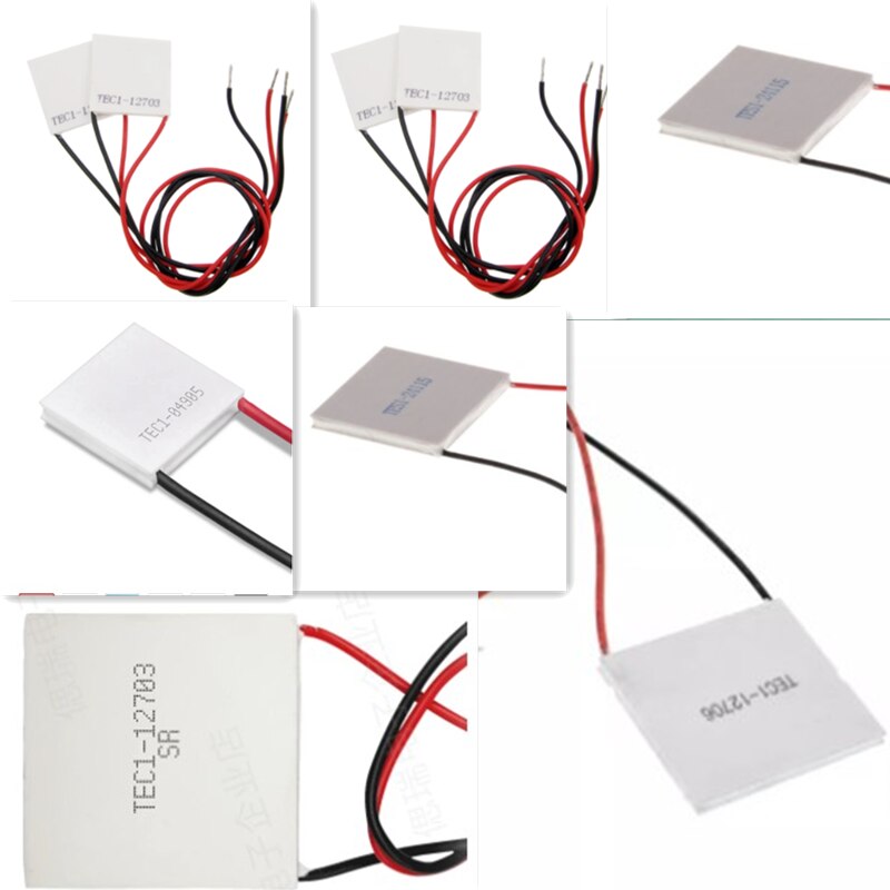TEC1-12706 12708 12709 12703 12704 12705 40*40mm 12V Semiconductor Refrigeration Thermoelectric Cooler Peltier Elemente Module