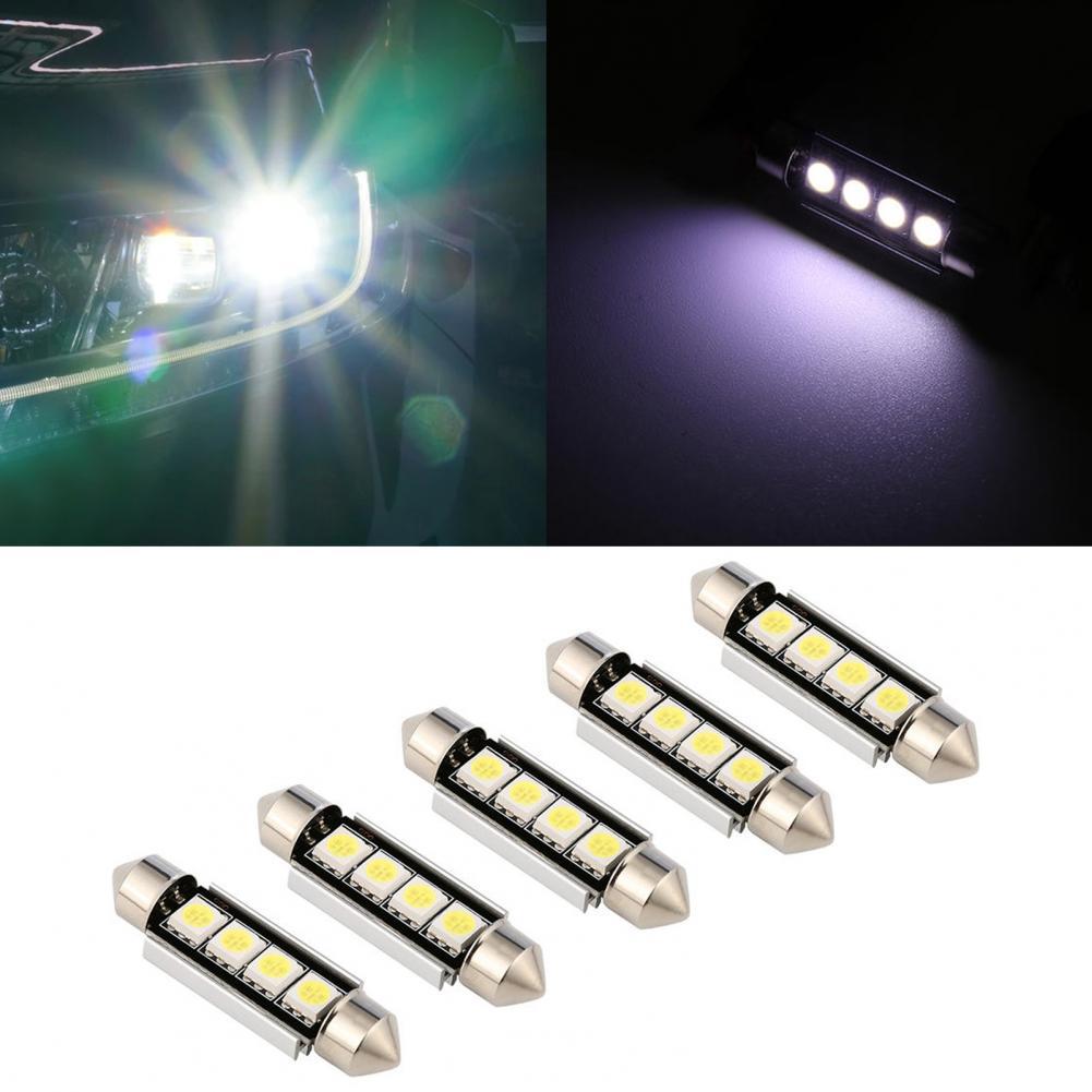 Shockproof 5Pcs Great 3030 LED Car Light Bulb Portable Reading Lamp Wide Application for Van