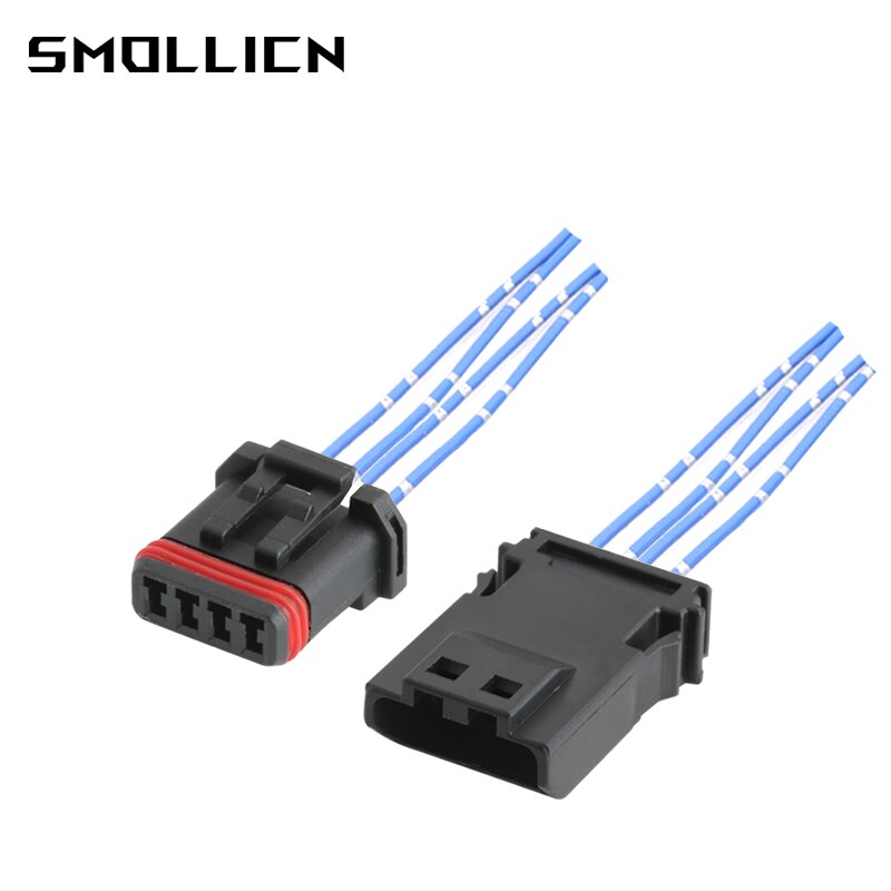1-50 Sets 4 Pin MX19004S51 MX19004P51 Automotive Male Female Connector For Rearview Mirror Heating Wire Harness Socket