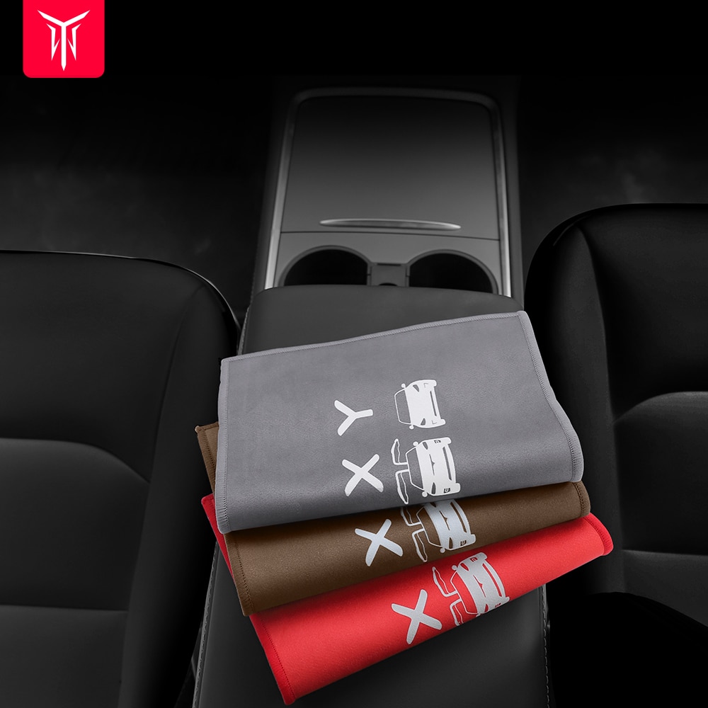 YZ Car Towel For Tesla Model 3 Model Y Microfiber Wash Cloth for TESLA Model 3 S X Y 2021 Towel Car Cleaning Accessories
