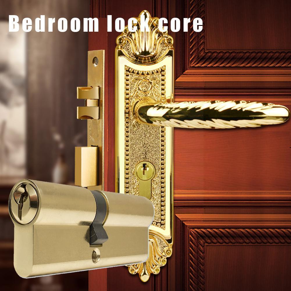 Stander Cylinder Lock Cylinder AB Key Anti-Theft Pure Lock lock Door Bedroom Handle Interior door Extended core E2Y7