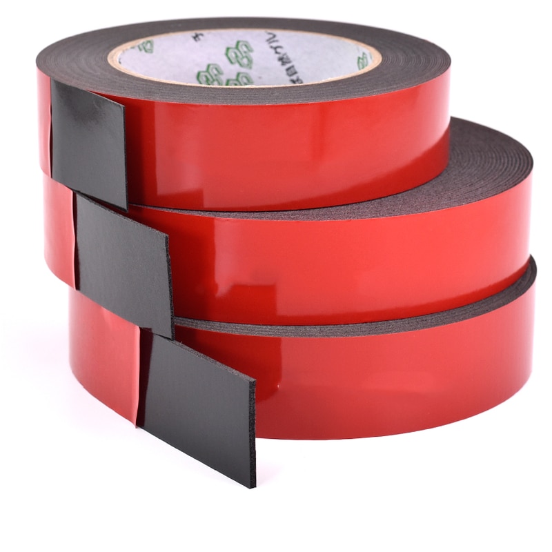 10 Meter Double Side Foam Tape Self Adhesive Special Super Strong Sticker Two Face Home Waterproof Black Sponge Wall Nano Cara