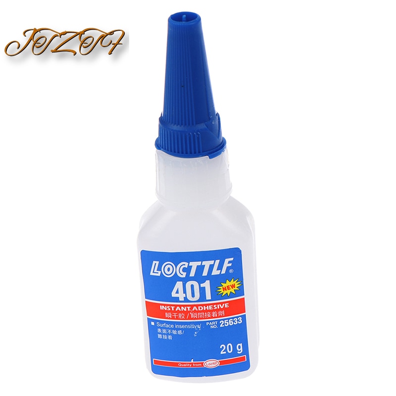 1PC 20g 401 Instant Adhesive Bottle Stronger Super Glue Multi-Purpose Inert Surface Adhesive Porous Acidic& Absorbent