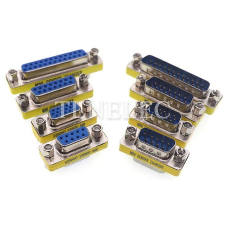 9P 15P 25P 37P Female to Female /male to Female/male to Male Serial Port VGA Converter RS232 Interface Adapter