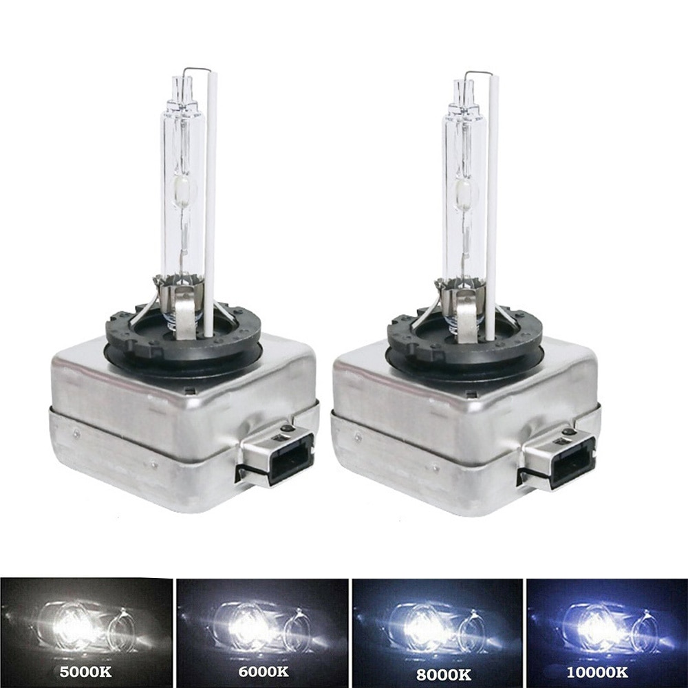 2pcs Super Bright D1S 35W HID Xenon Headlight Bulb D1S Xenon Lamp Light 5000K 6000K 8000K 10000K For 85415C1 85415 66141 66142
