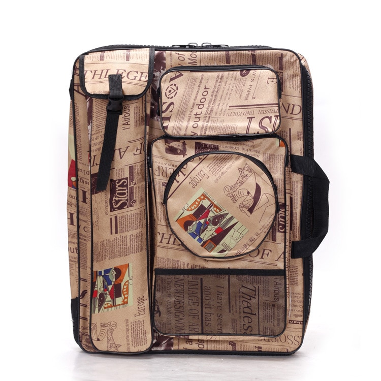 Flag Pattern Painting Package, Rainproof 4K Painting Bag, Art Supplies Sketching Package
