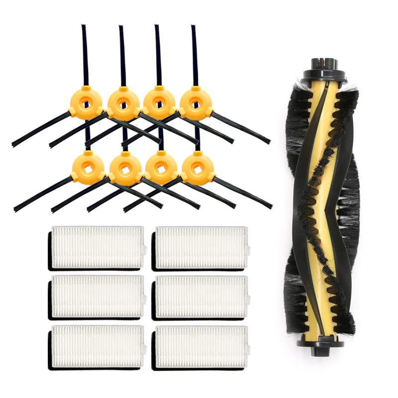 Main Roller Side Brush Hepa Air Filter Mop Cloth for Ecovacs Deebot 600 601 661 Robot Vacuum Cleaner