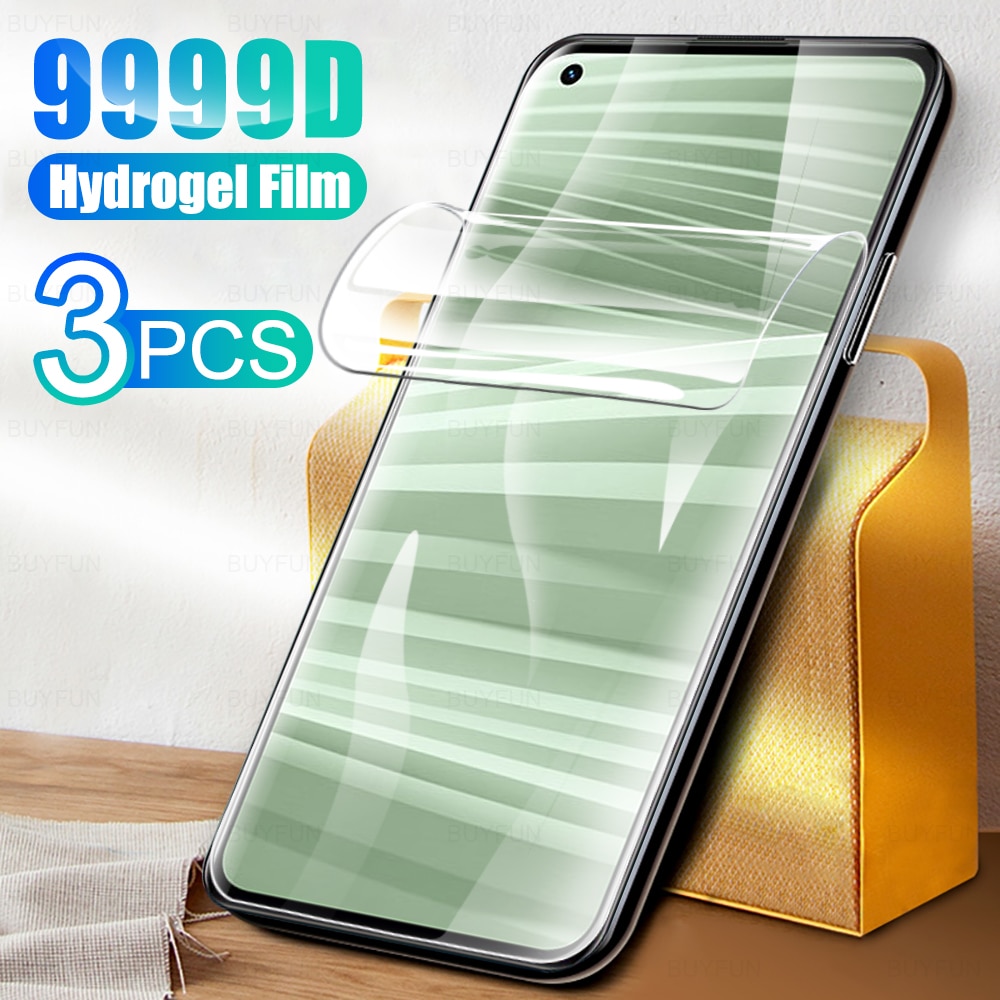 3Pcs For Realme GT2 Pro GT Neo2 Screen Safety Soft Hydrogel Protector Film For Realmy Realmi GT2Pro GT 2 Pro GTNeo 2 Not Glass