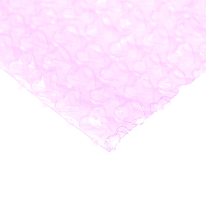 Color Pink Love Bubble Bag Thick Shockproof Bubble Film Packaging Bubble Paper Express Bubble Paper Heart-shaped Wholesale