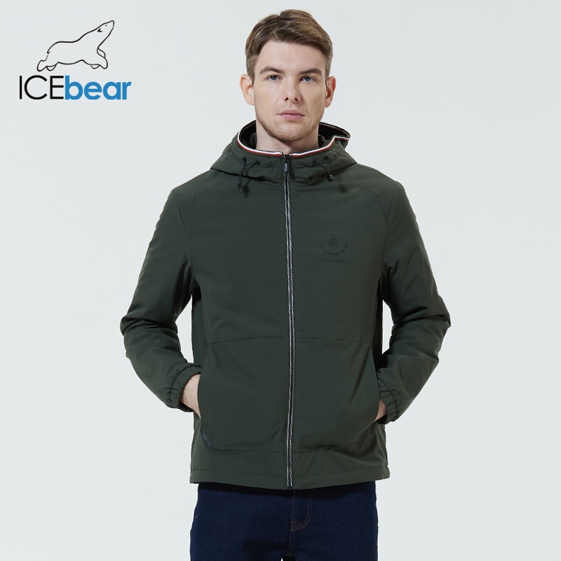 ICEbear 2022 Men's coats spring fashion jacket with a hood high-quality men's brand clothing MWC22718I