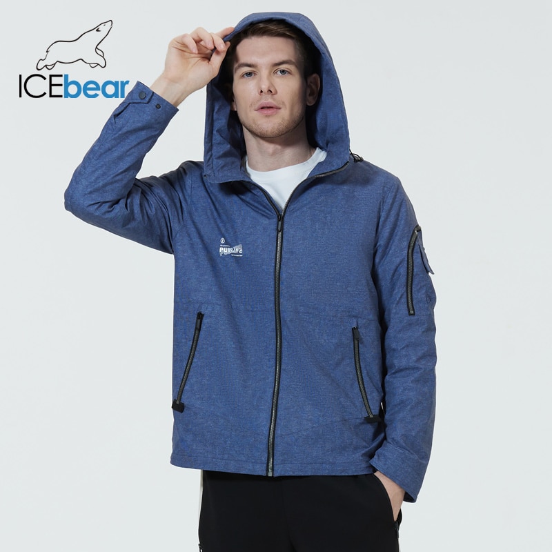 ICEbear 2022 Men's coats spring fashion jacket with a hood high-quality men's brand clothing MWC22761I