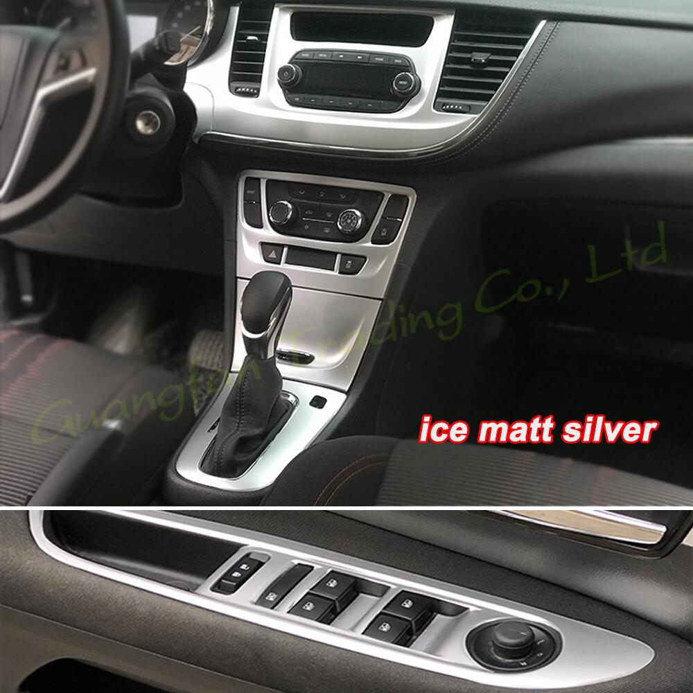 3D/5D Carbon Fiber Car Interior Cover Console Color Sticker Decals Accessorie For Buick Encore OPEL VAUXHALL MOKKA 2013-2019