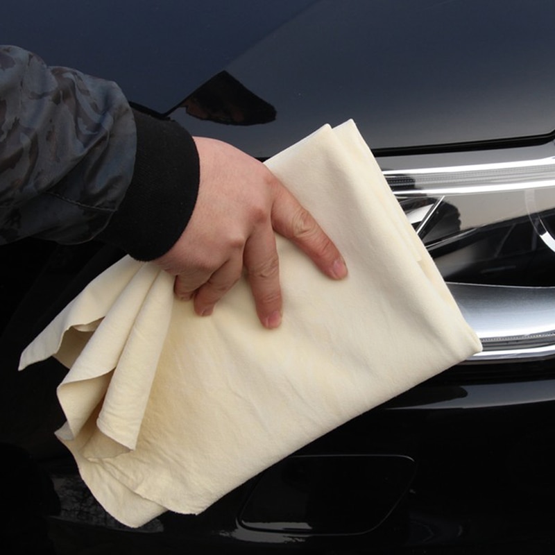 Irregular New Chamois Leather Car Cleaning Cloth Microfiber Suede Absorbent Washing Towel Auto Care Styling Tools