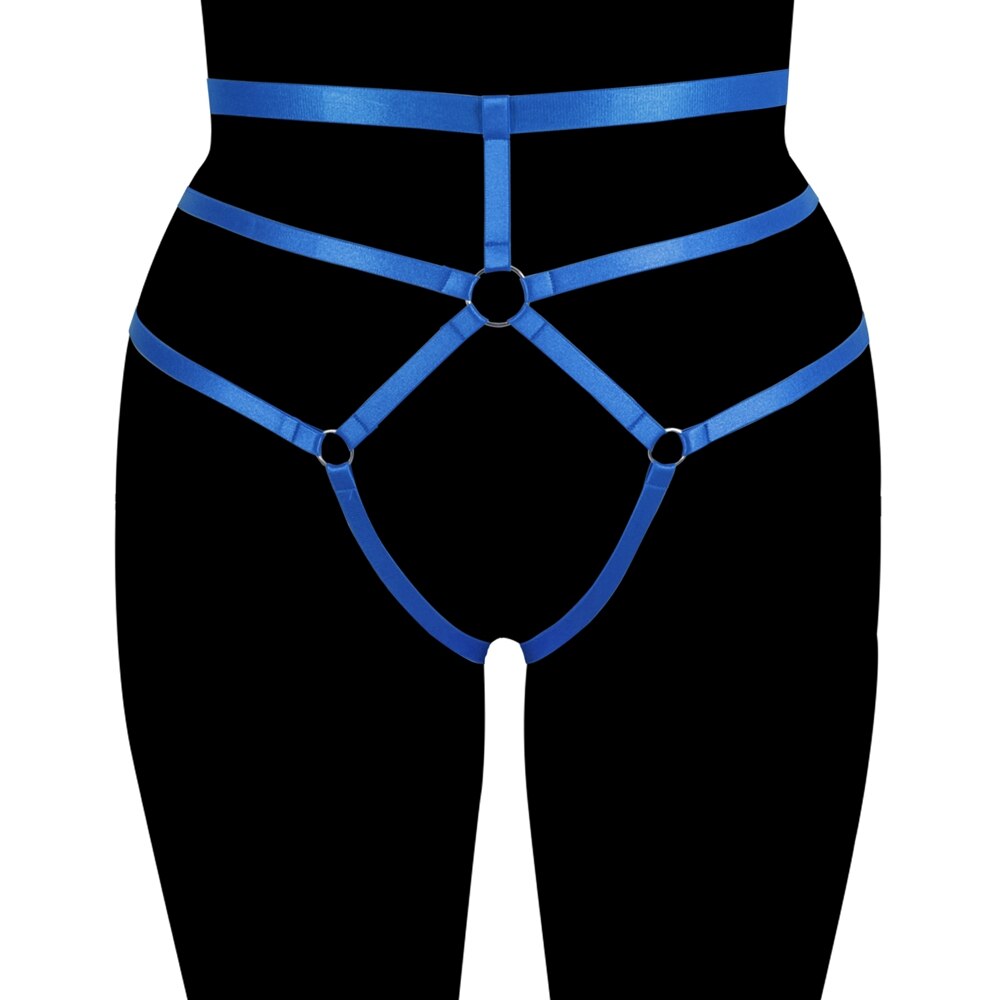 Gothic Strap Bondage Sexy Lingerie Leg Ring Garter Harness Erotic Stockings Belt Women Underwear Harness Fashion Belts Suspender