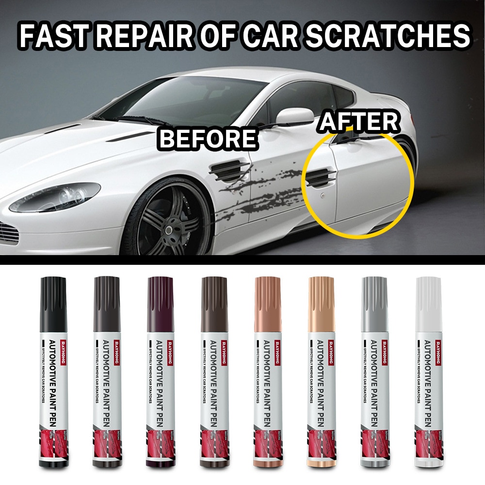 Car Scratch Repair Agent 8 Colors Auto Care Scratch Remover Special Paint Pen Waterproof Mending Coat Painting Pen Accessories