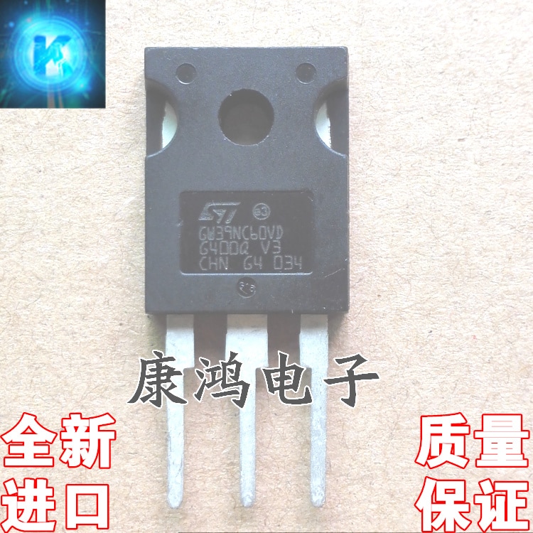 (5Pcs/lot) GW39NC60VD STGW39NC60VD TO-3P IGBT 39A/600V