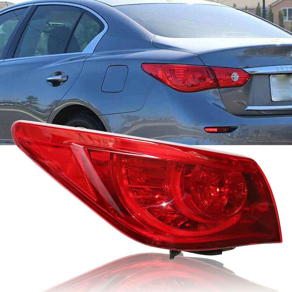 Left Driver Side Tail Light Rear Outer Lamp for For 2014 2015 2016 2017 Infiniti Q50 Q50s