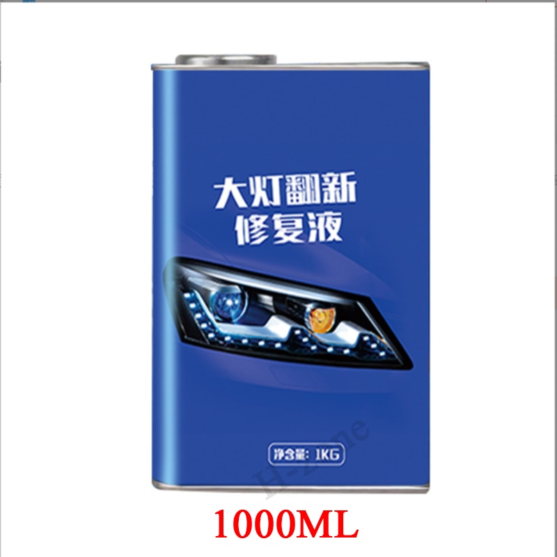 1000ML car headlight refurbishment coating liquid new headlight lampshade repair liquid yellowing crack scratch polishing agent