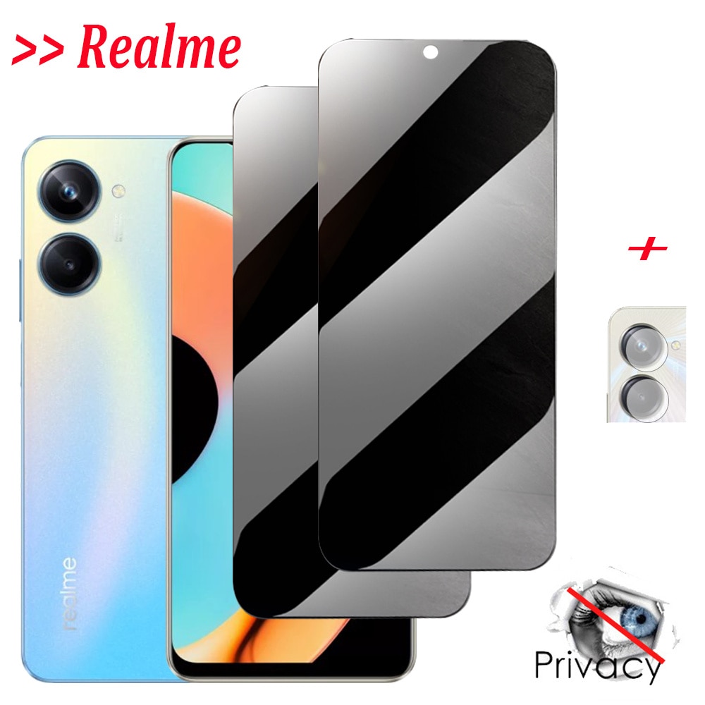 Privacy Tempered Glass For Realme GT2 Pro Screen Protector Realme 10 Pro 10Pro Glass Realmi GT Master Edition Anti Spy Neo 2 3
