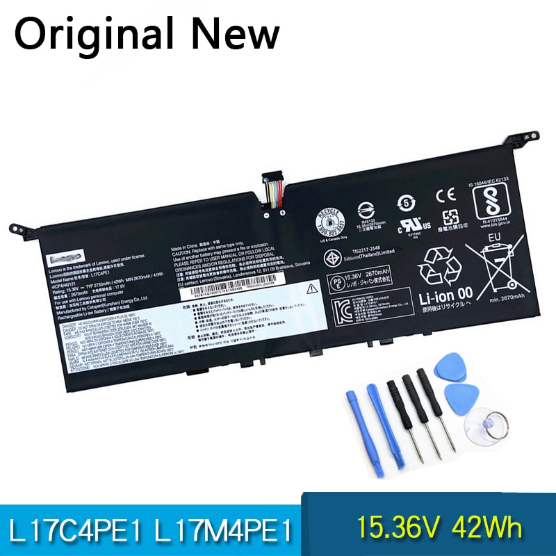 NEW Original Battery L17C4PE1 L17M4PE1 For Lenovo Yoga S730 For Yoga S730-13IWL(81J0001GGE) 5B10R32748